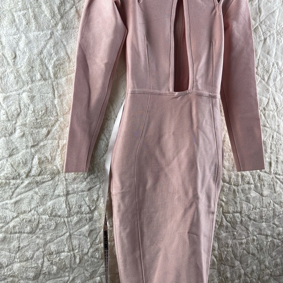 Beautiful House of CB light pink Bandage Dress!! **BRAND NEW WITH TAGS** - Picture 5 of 6